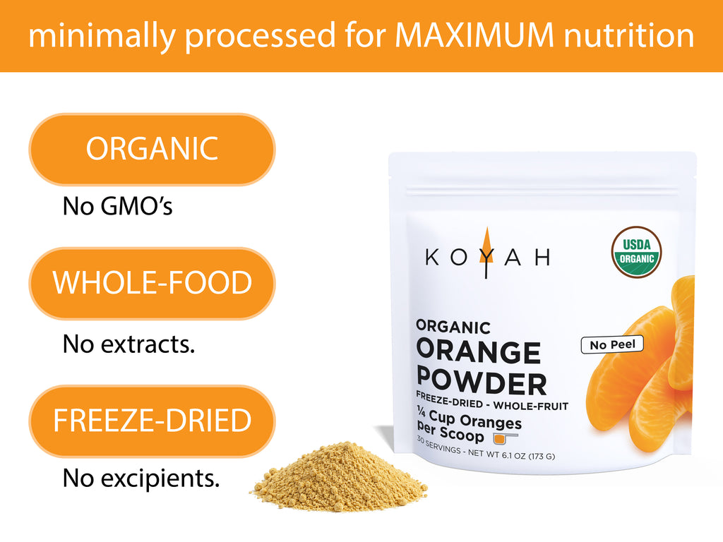 Organic Orange Powder