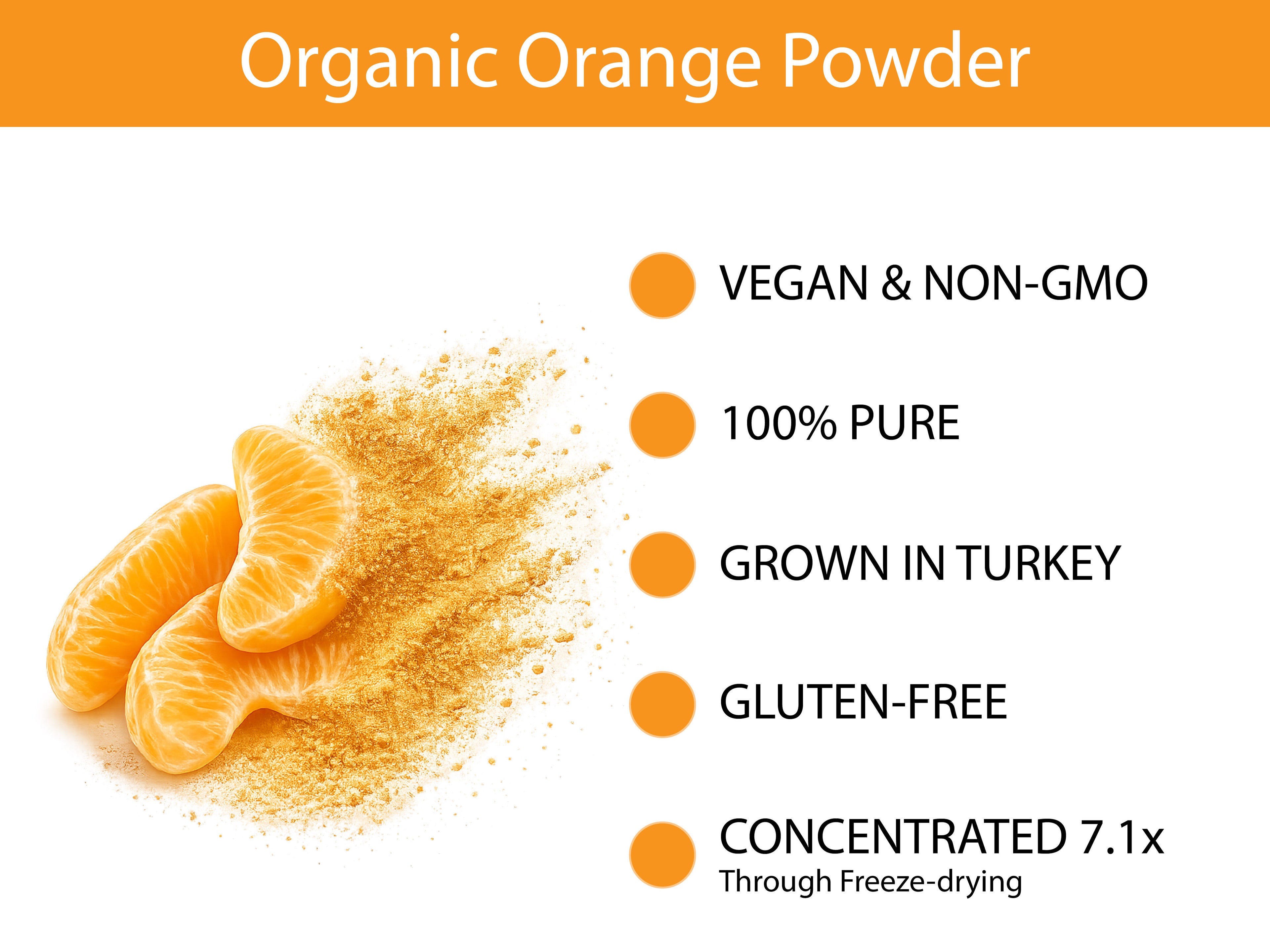 Organic Orange Powder