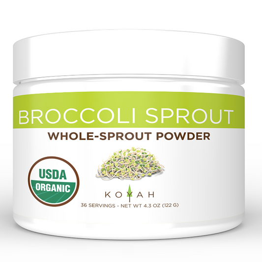 Organic Broccoli Sprout Powder - USA Sprouted & Freeze-dried