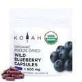 Organic Wild Blueberry Capsules — organic antioxidant wild blueberry capsules by KOYAH