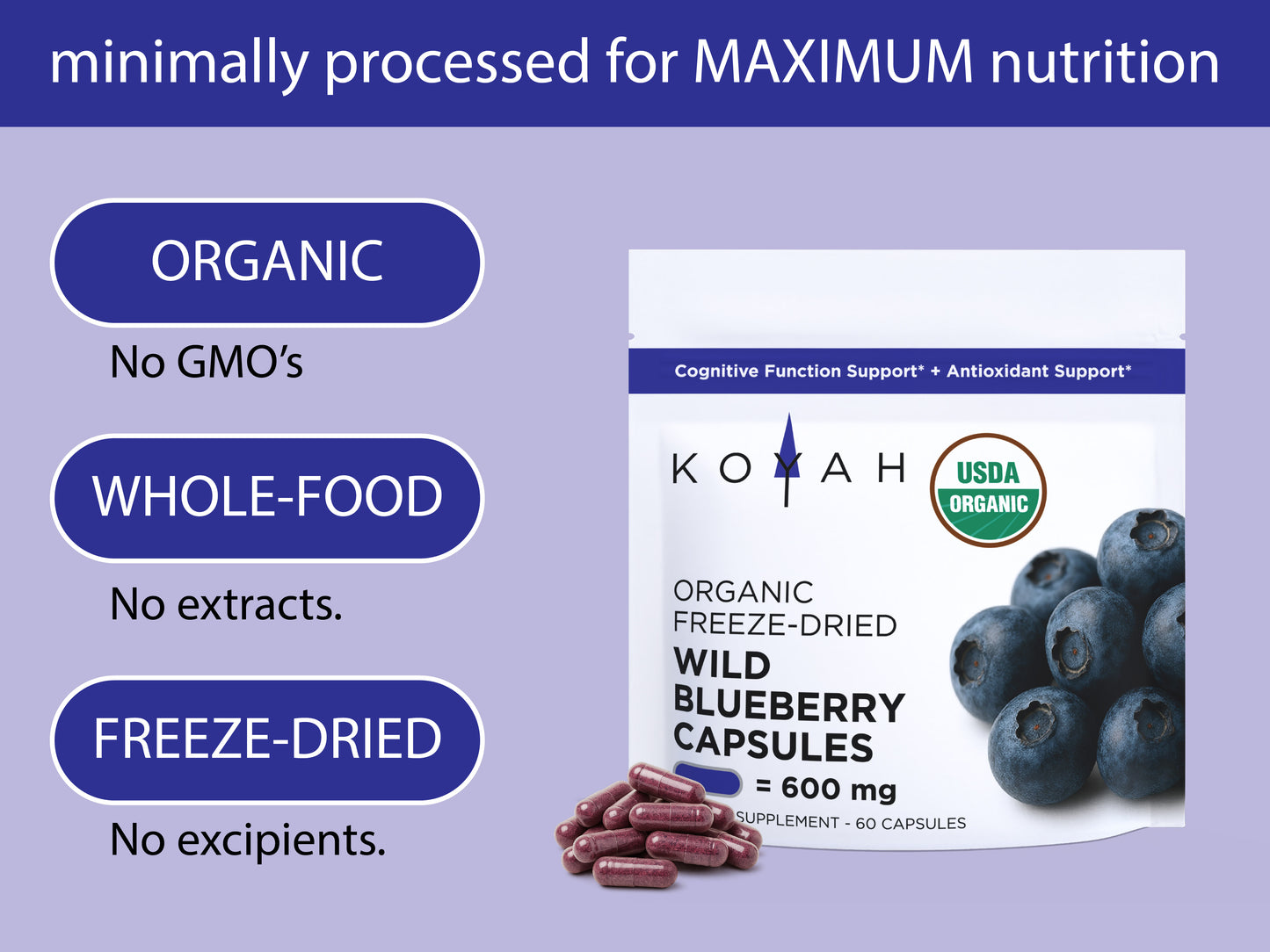 Organic Wild Blueberry Capsules