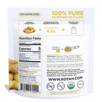 Organic Ginger Powder pouch back Pacdora