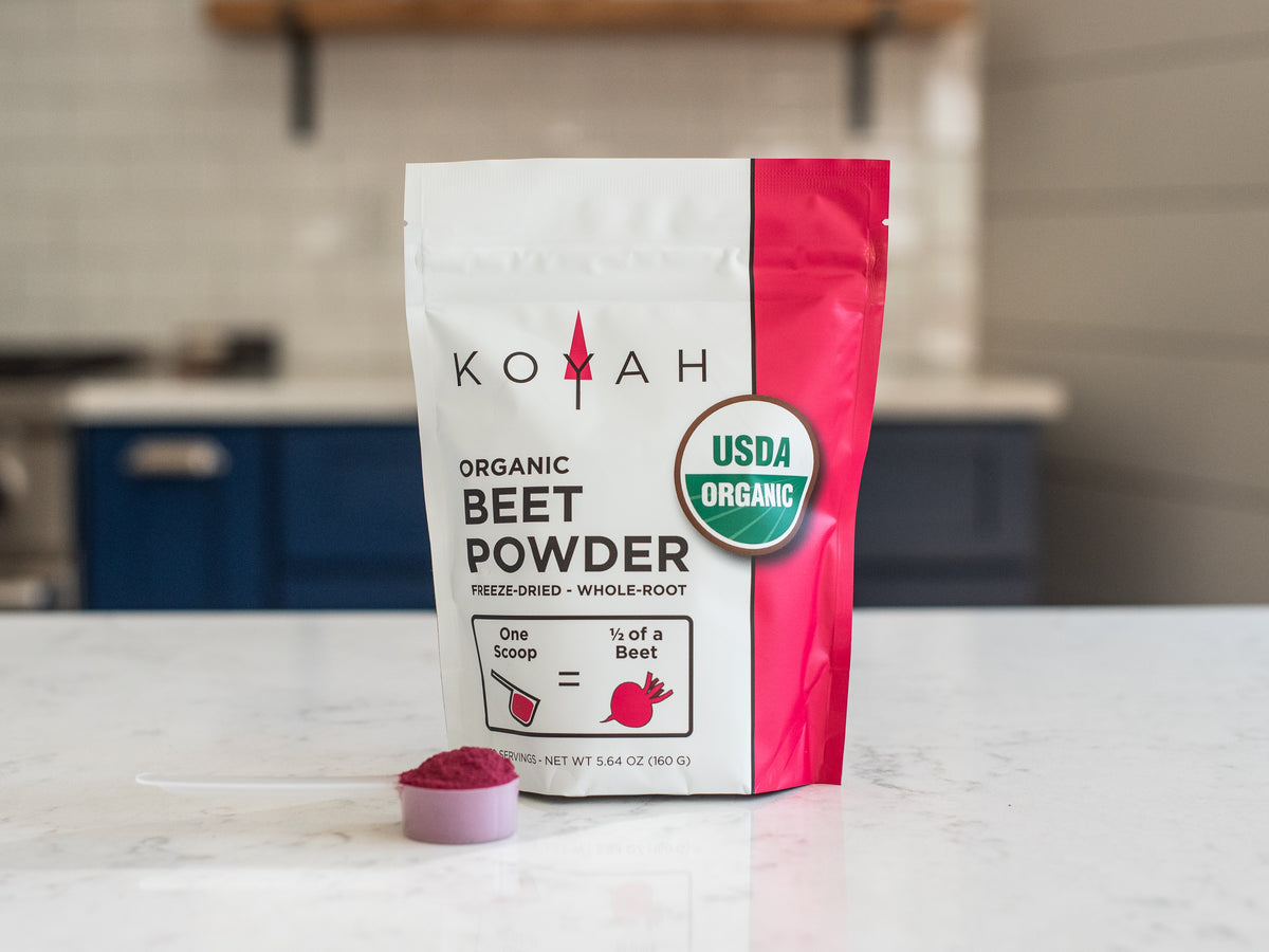 KOYAH Organic Beet Powder lifestyle photo