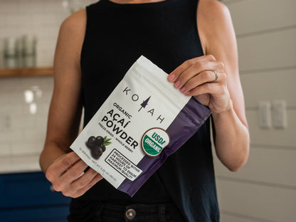 organic acai powder pouch 