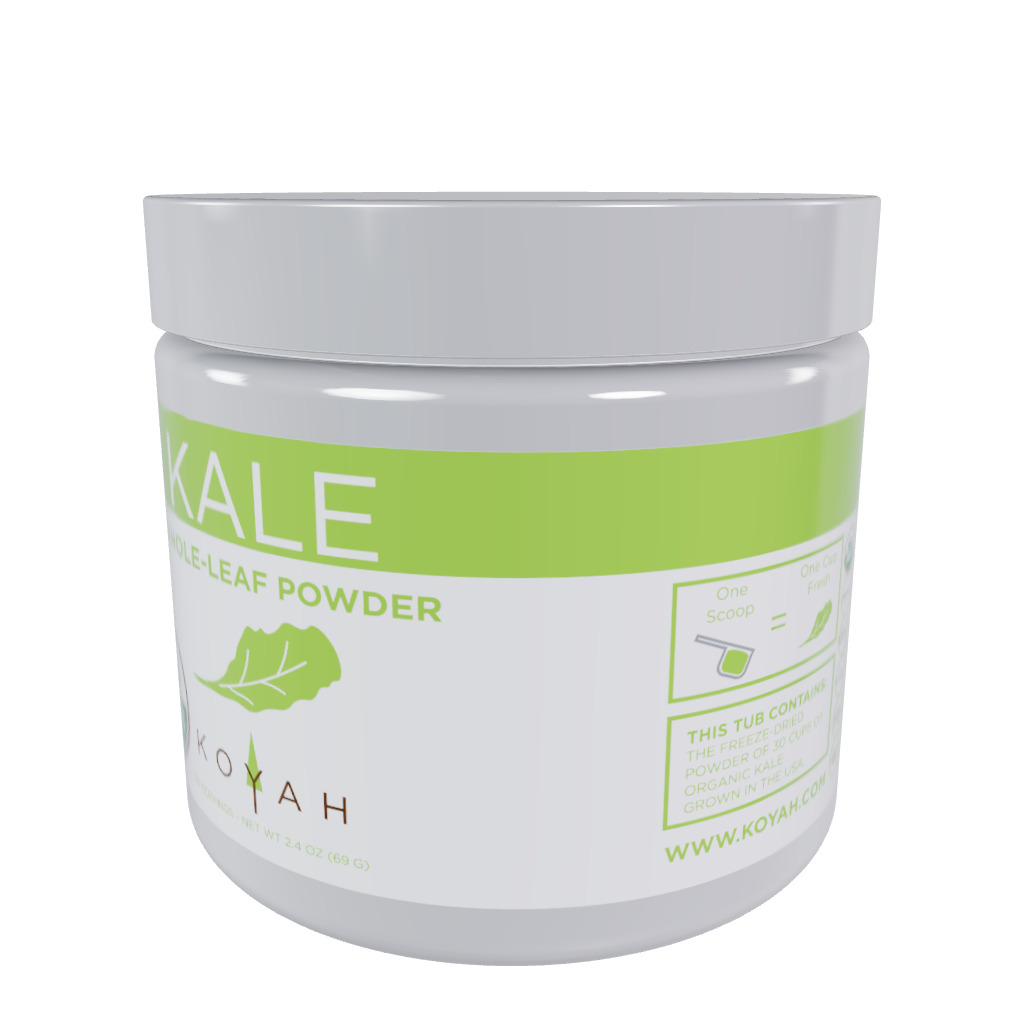 Organic Kale PowderUSA Grown & Freezedried KOYAH