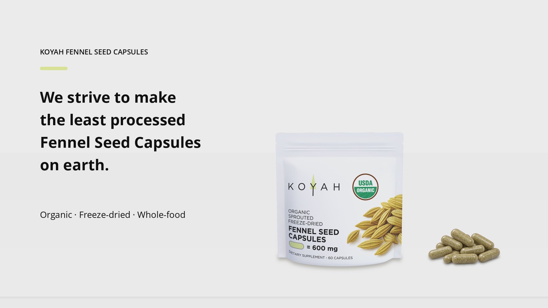 Fennel Seed Capsules product video