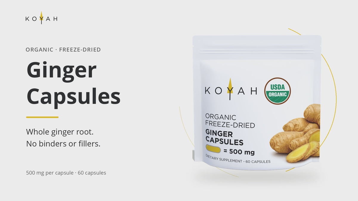 Ginger Capsules product video