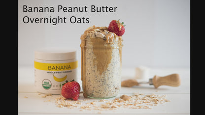 Organic Banana Powder - South American Grown & Freeze-dried in the USA