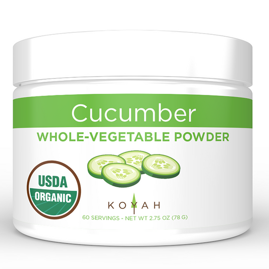 Organic Cucumber Powder - Grown & Freeze-dried in the USA