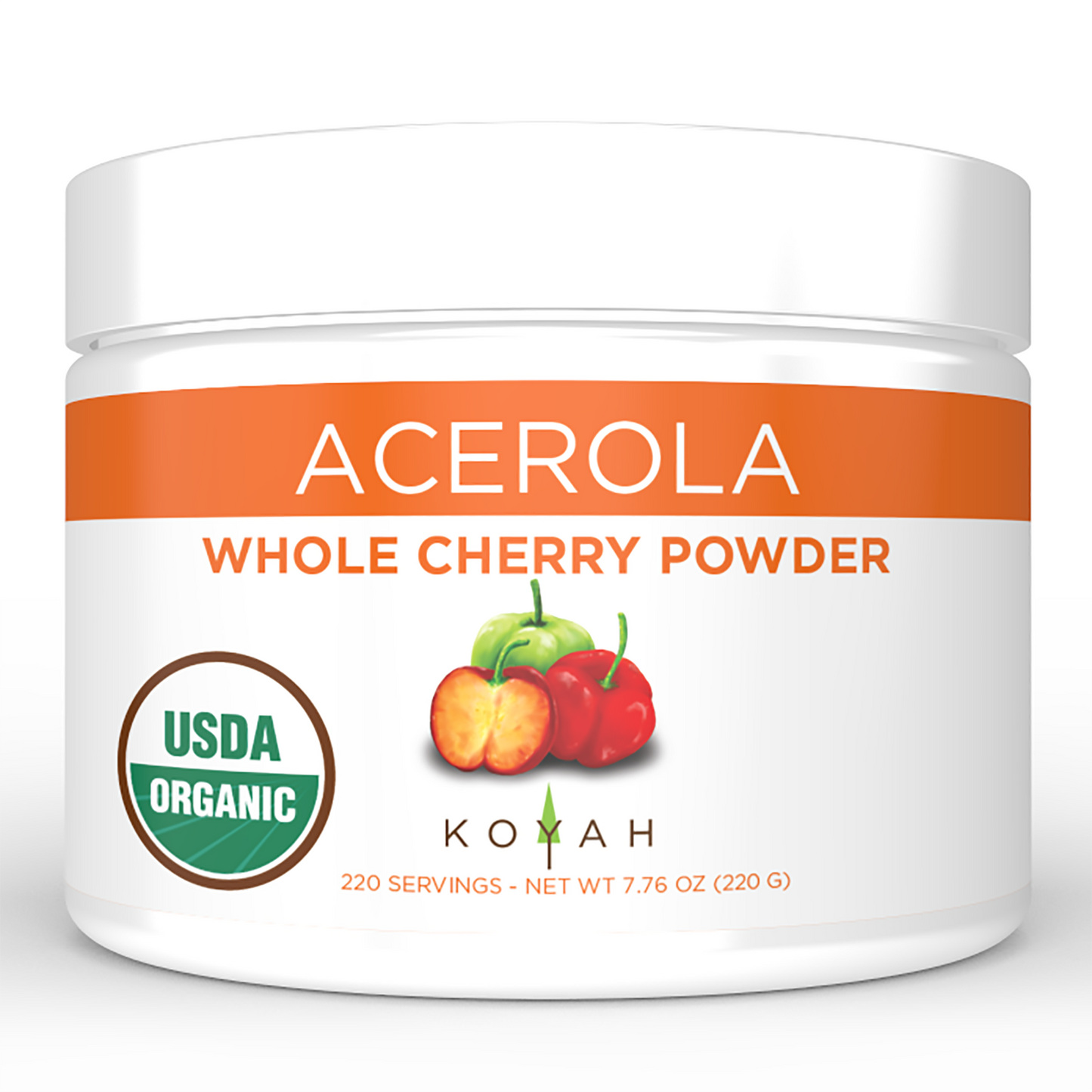 organic acerola powder- 220 servings