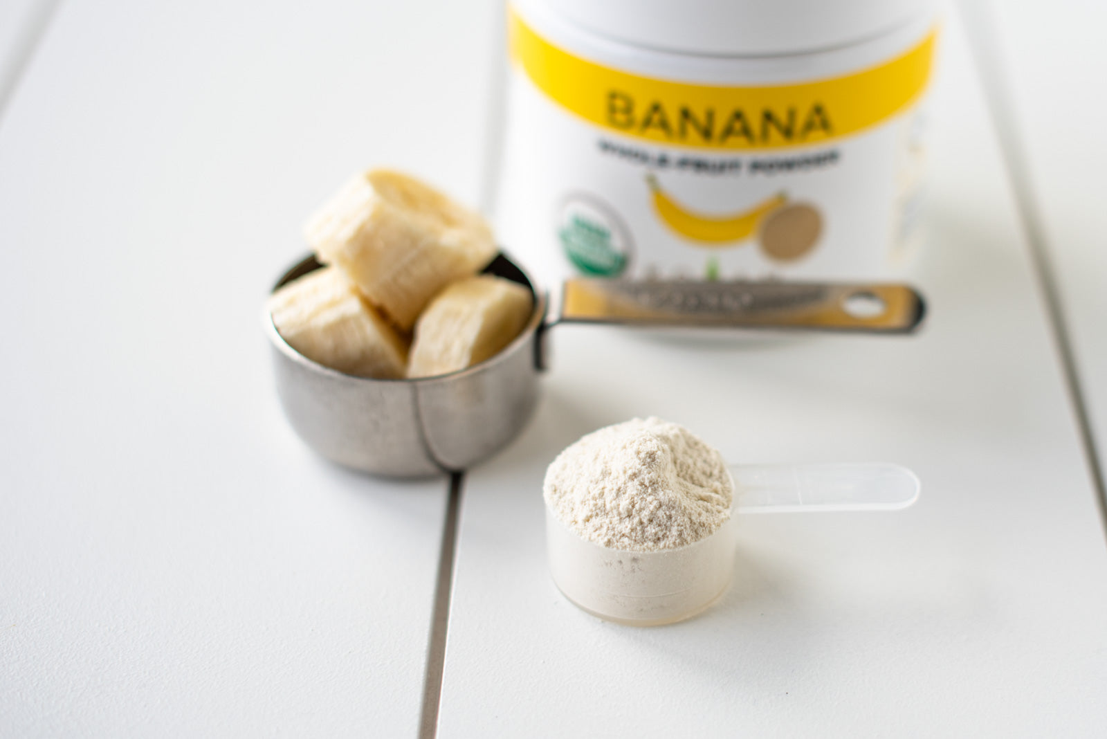Organic Banana Powder - Fruit Supplement for Smoothies, Desserts
