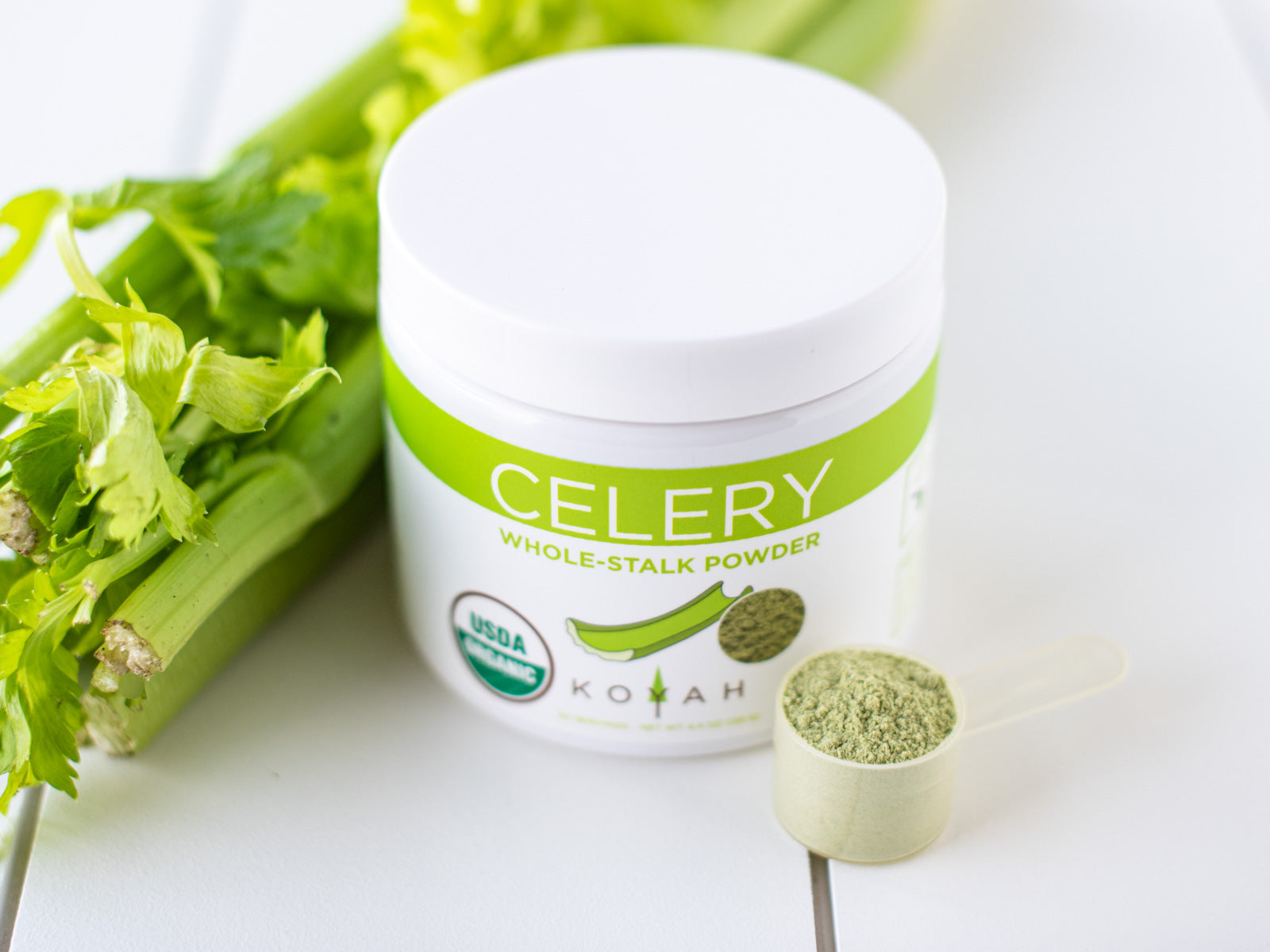 Organic Celery Powder - Grown & Freeze-dried in the USA – KOYAH