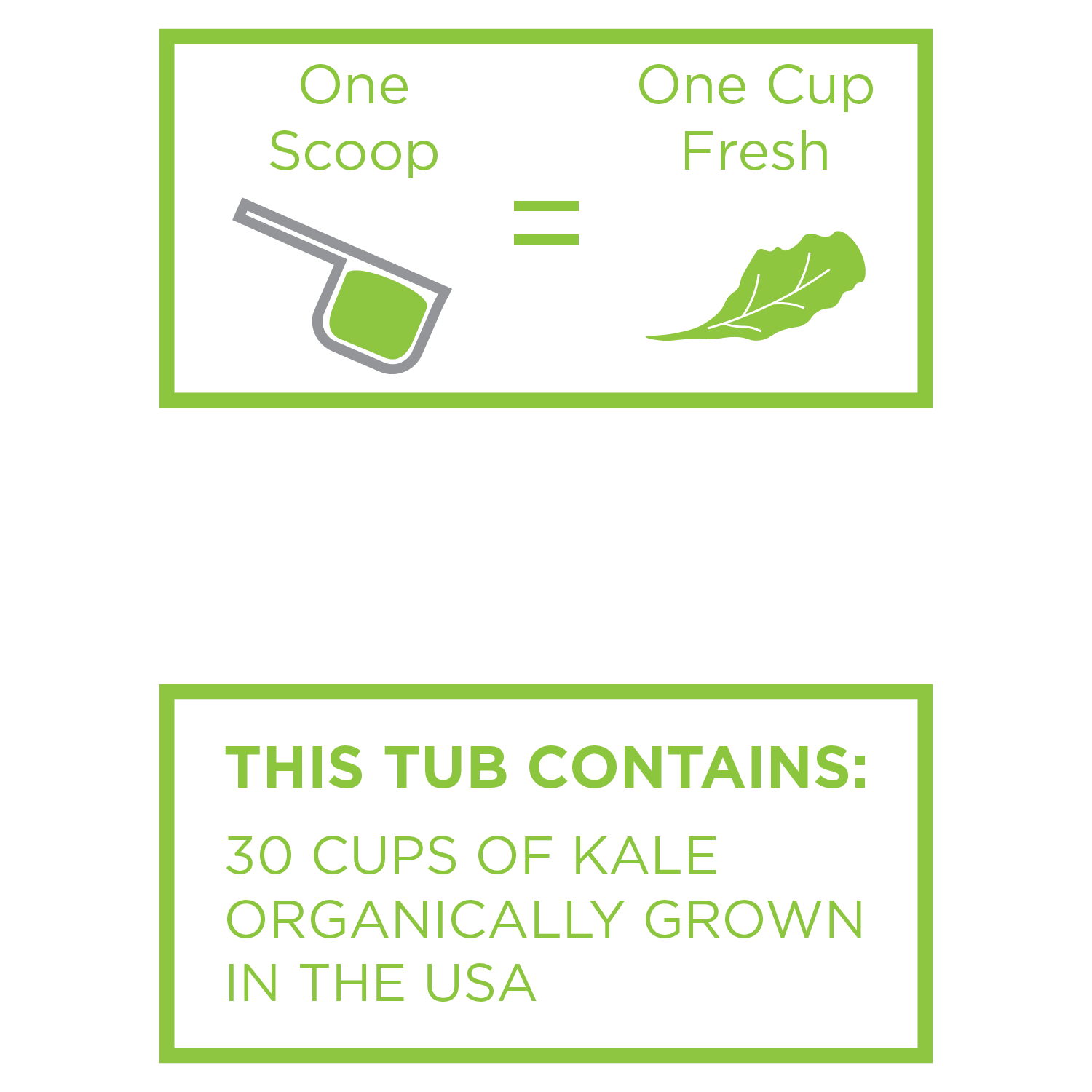freeze-dried kale