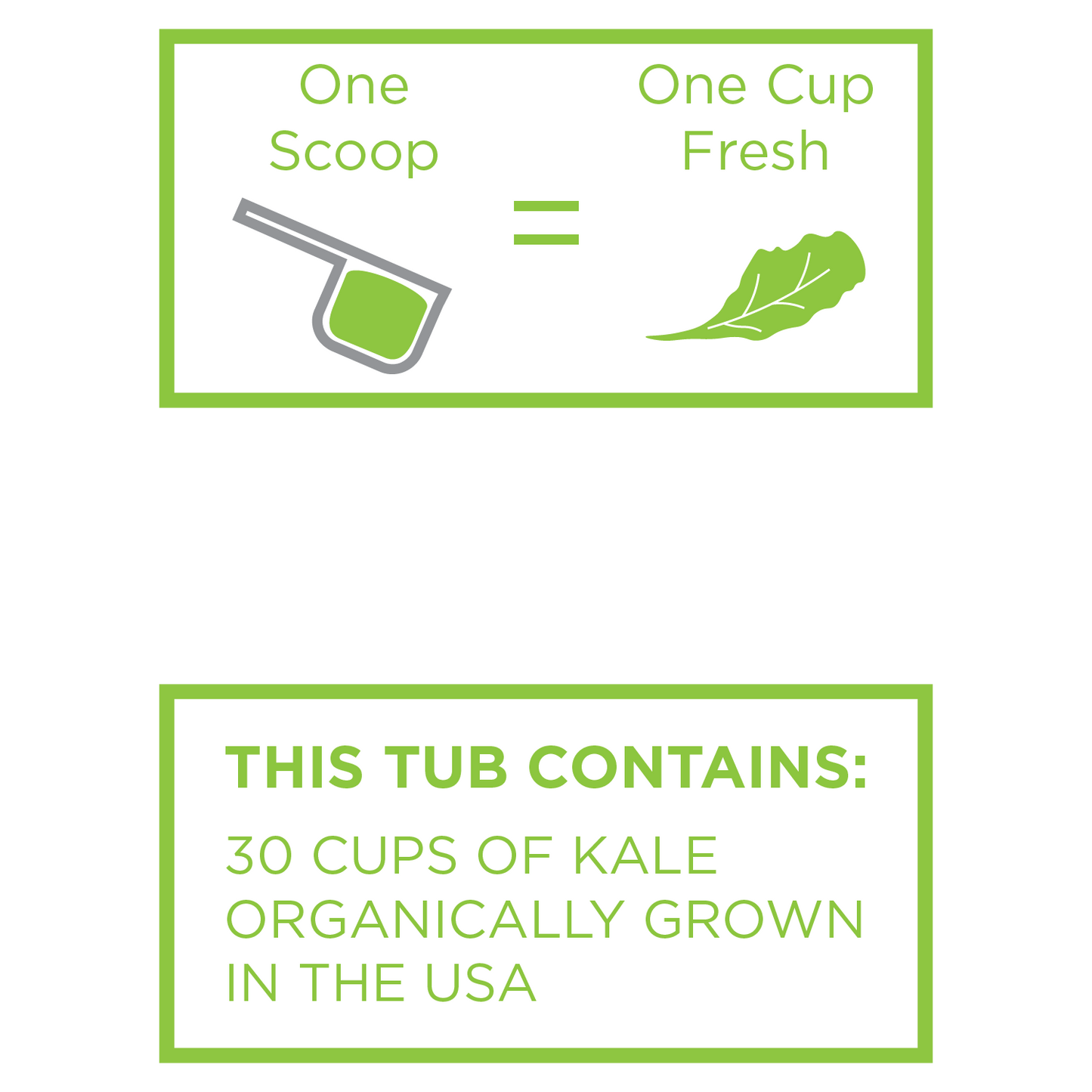 freeze-dried kale