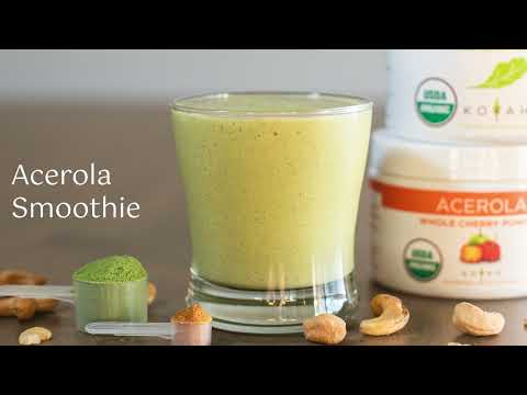 acerola smoothie video 