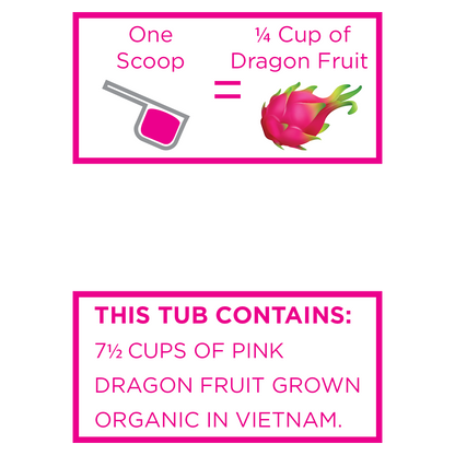 organic dragon fruit powder