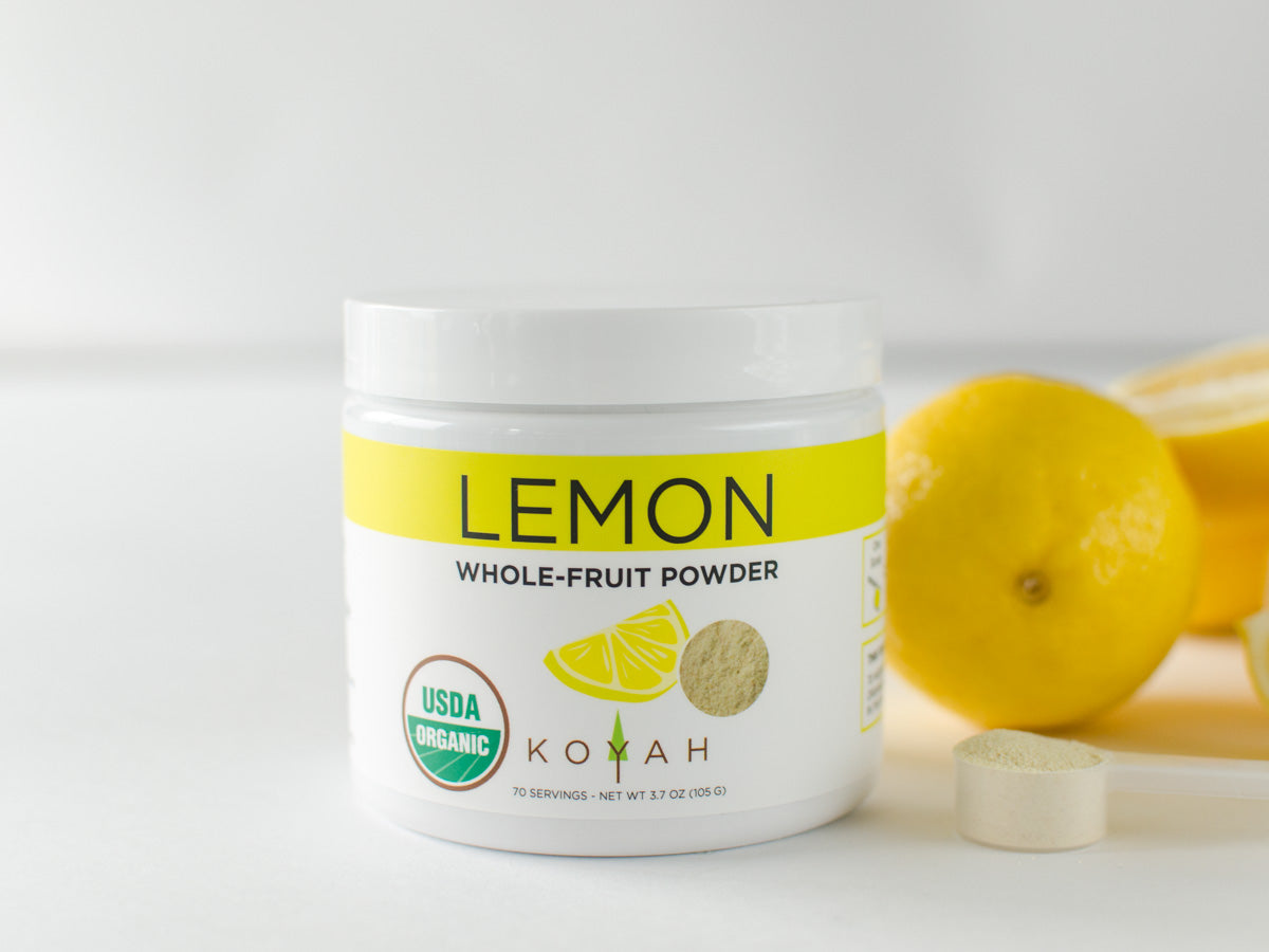 organic lemon powder